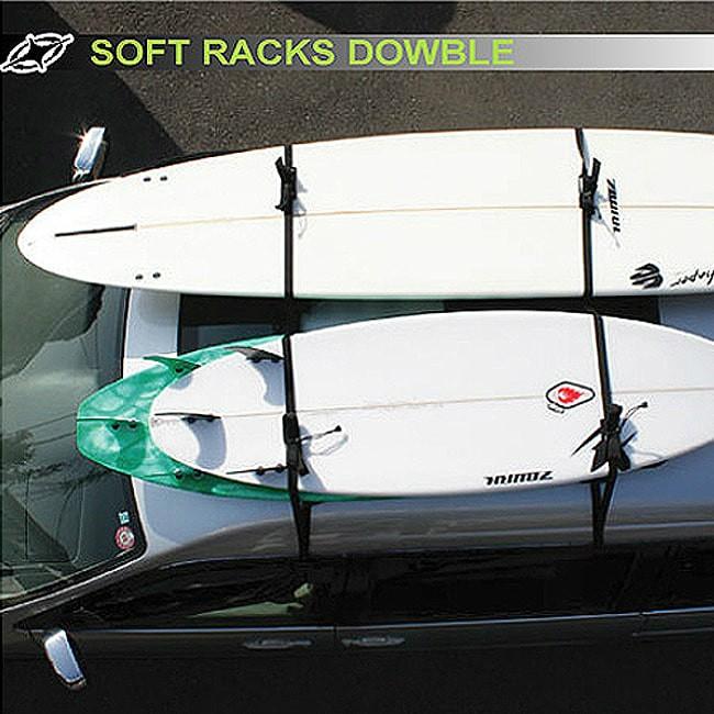 サーフボードキャリア 車 ルーフキャリア ソフトラックダブル