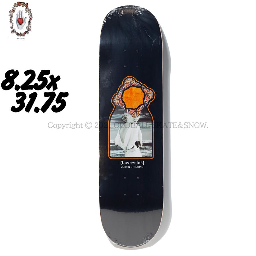 LOVESICK 8.25インチ STRUBING STARLET 8.25 ラブシック スケボー