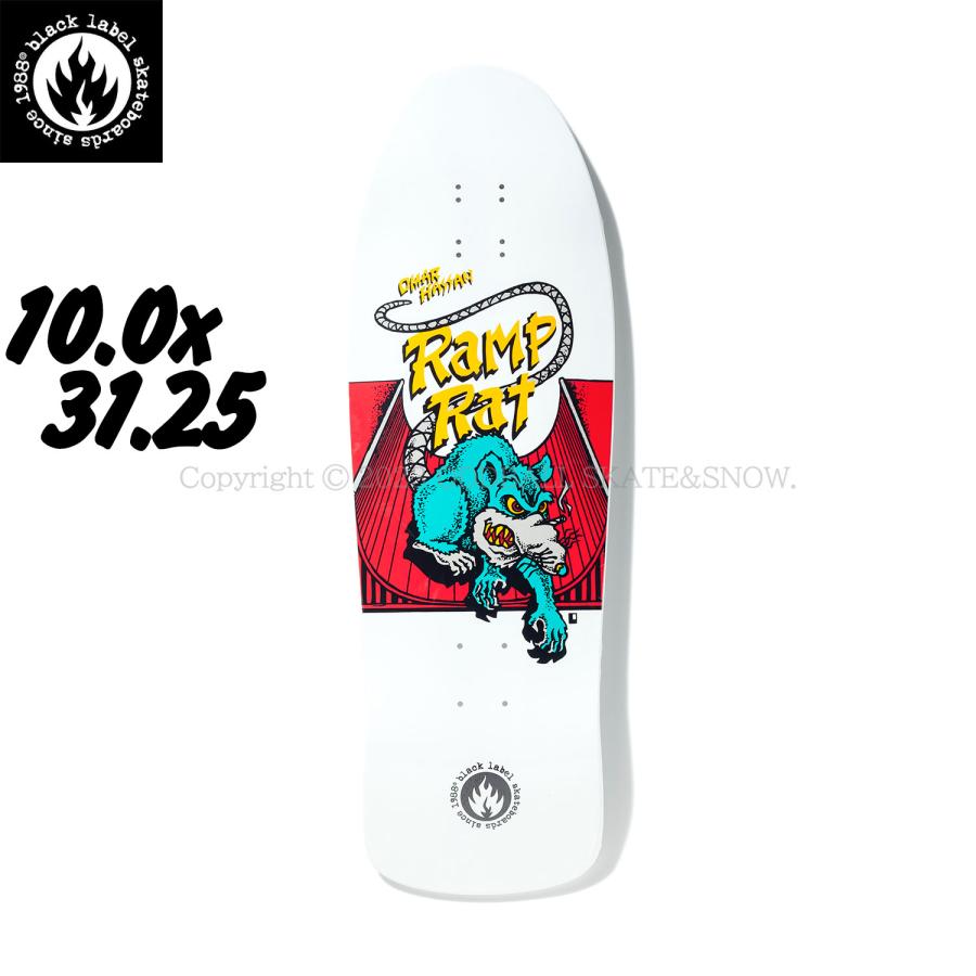 BLACK LABEL SKATEBOARDS Omar Hassan RAMP RAT 10.0 ブラックレーベル
