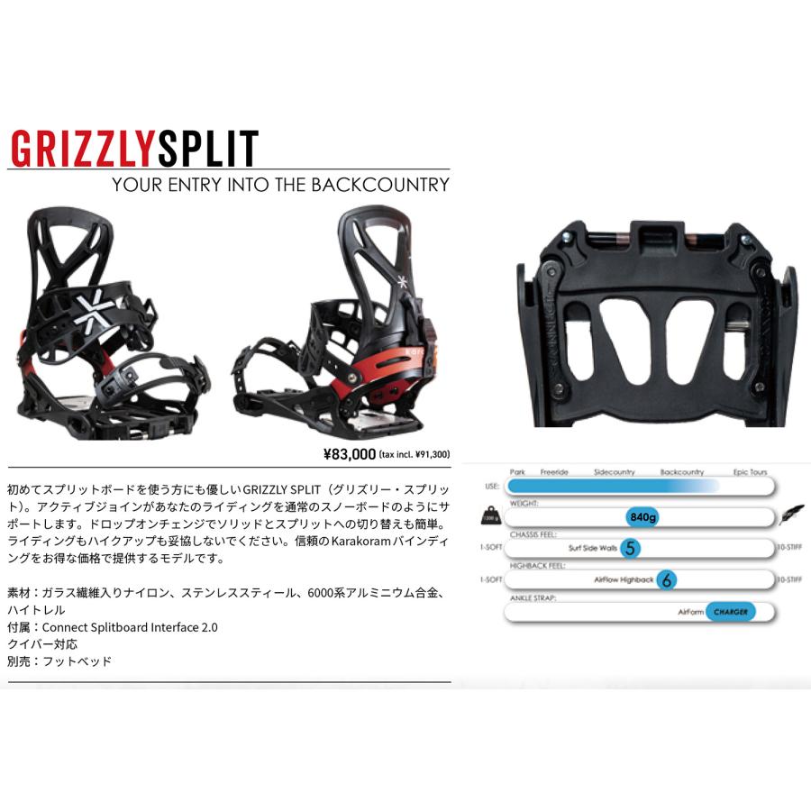 スノーボード ビンディング カラコラム グリズリー KARAKORAM GRIZZLY+