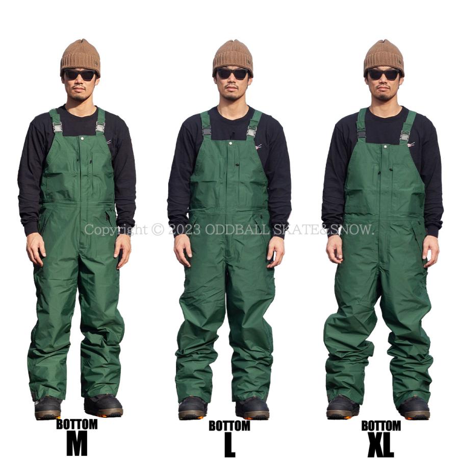 green（グリーン） 23-24 GREEN CLOTHING BIB PANTS Dull Green