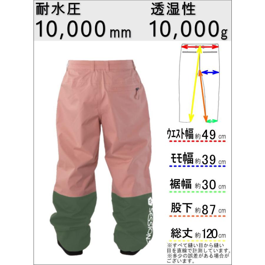 SESSIONS（セッションズ） ○ SESSIONS BRACKET JOGGER PANT PINK L