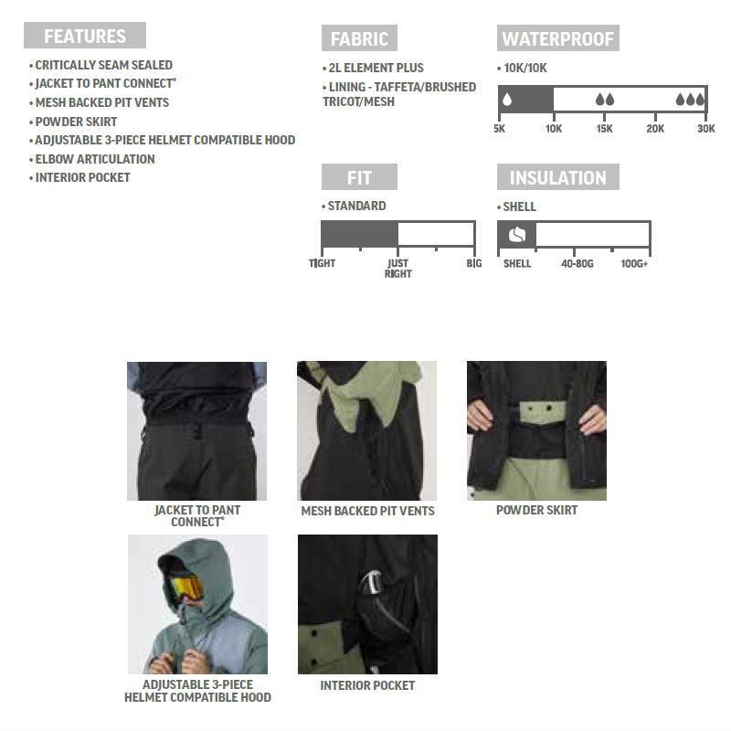 BONFIRE（ボンファイア） ○ BONFIRE BUFFER JACKET CAMEL Sサイズ