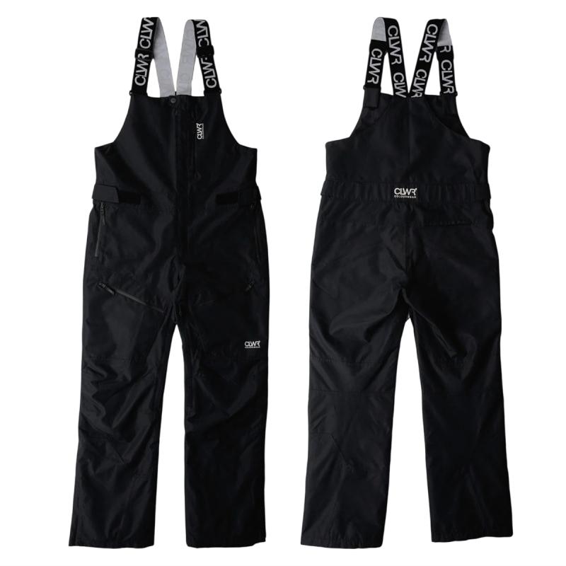 CLWR（カラーウェア） ◎ CLWR MENS SLASH BIB PNT BLACK スノボウェア