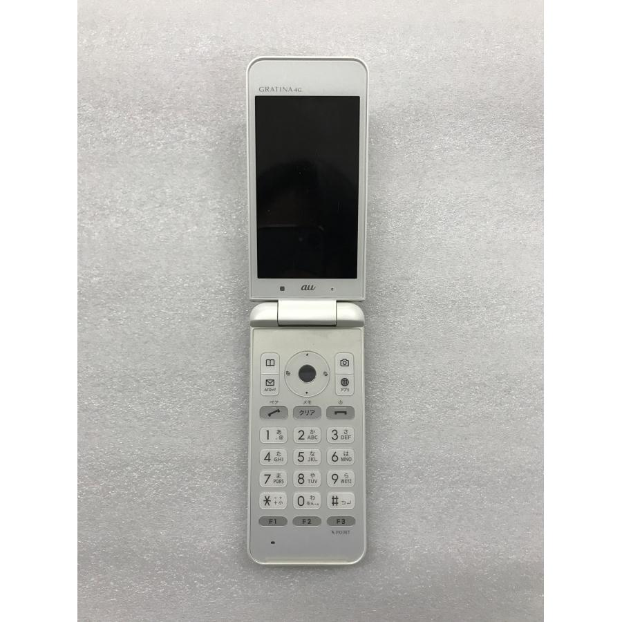 中古】GRATINA 4G KYF31 ホワイト 訳あり : オーケイアイピーネット