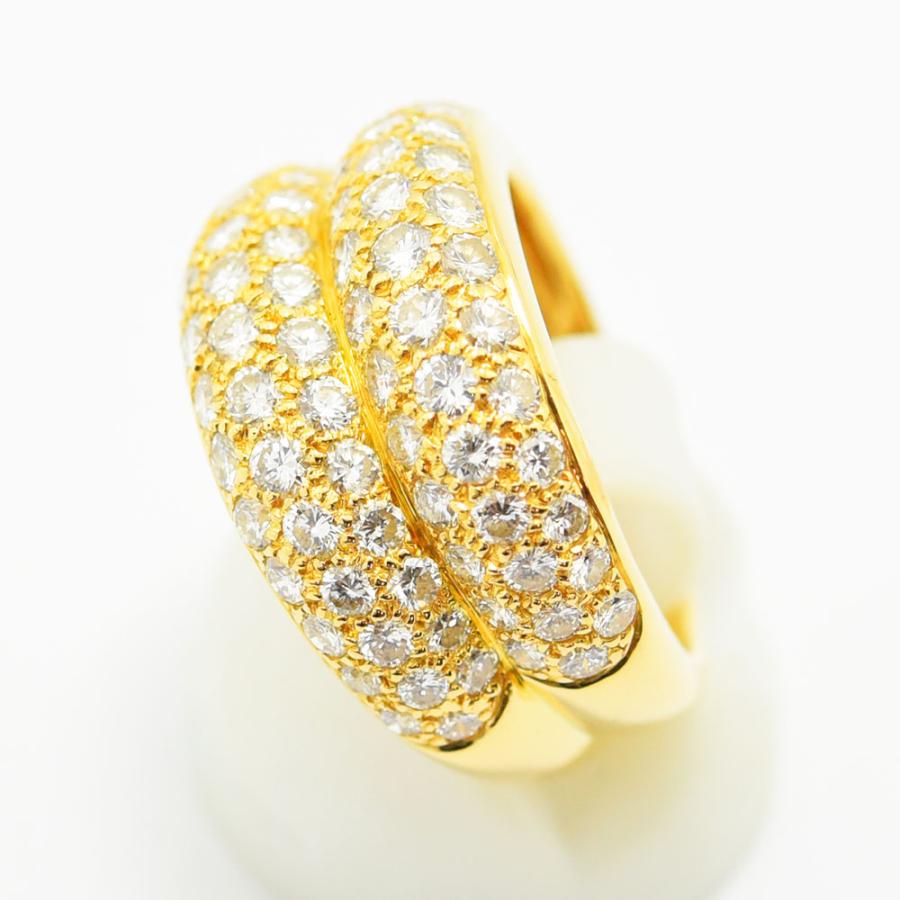 Cartier（カルティエ） リング ダブルミミ 指輪 ダイヤモンド K18 750