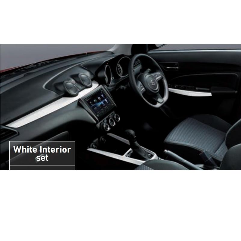 スイフト (80PT)コンソールボックスガーニッシュ(パールホワイト・交換