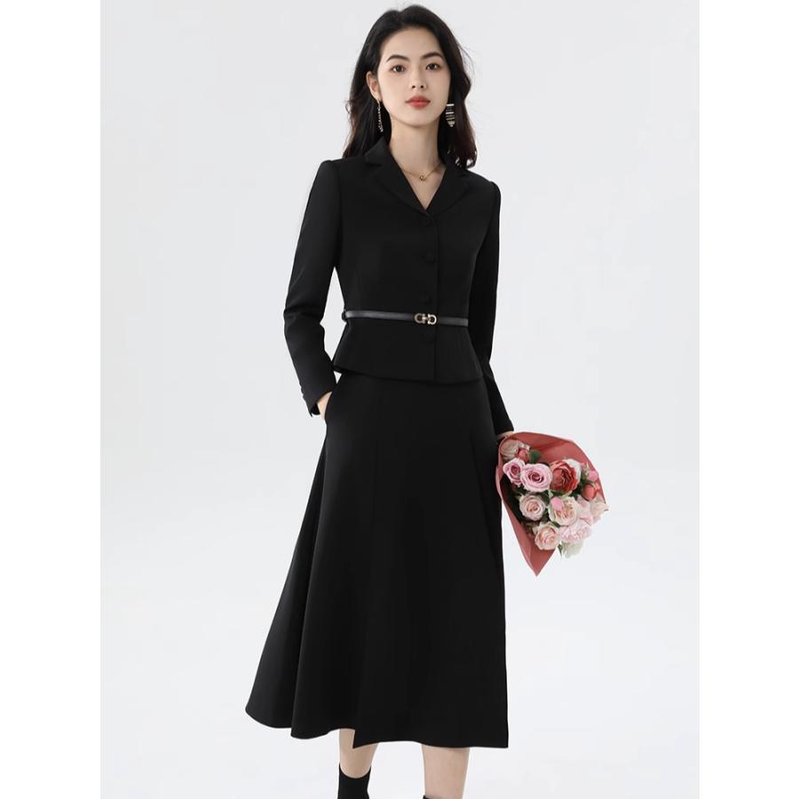 入学式 ママスーツ スカート 膝下 40代 かっこいい 卒業式 大きい