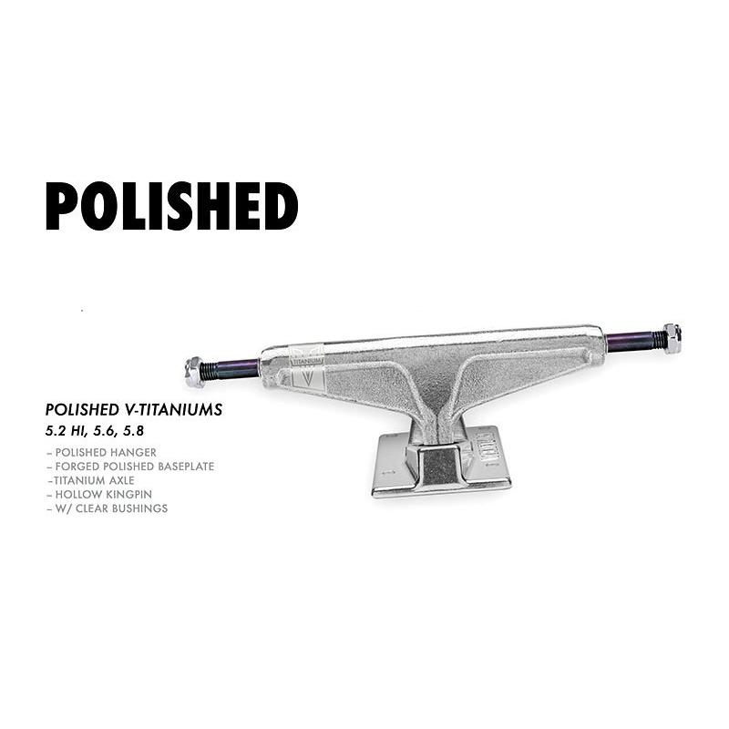 ベンチャートラック hi チタニウム 軽量 スケボー スケートボード 2個1