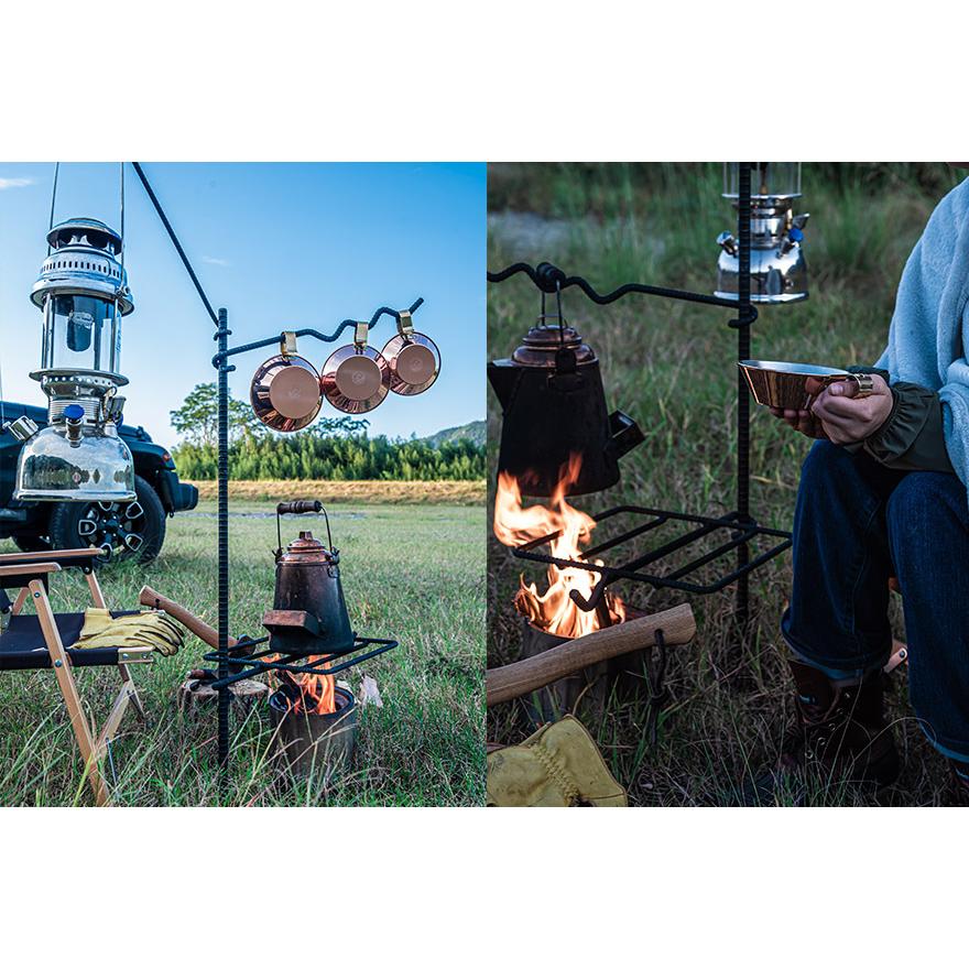 無敵の焚き火フック セット 焚き火ハンガー 焚き火台 ゴトクフック