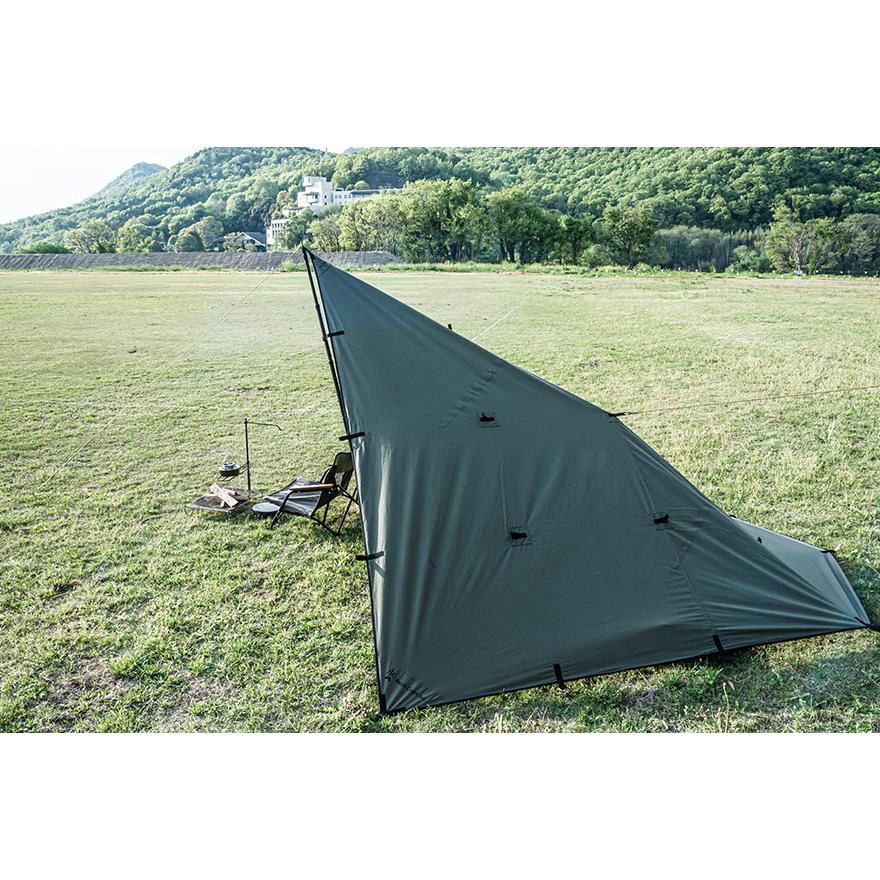 Bush craft（ブッシュクラフト） タープ テント 3x3 バックパック