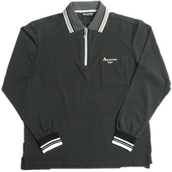 アクアスキュータム ゴルフAquascutum Golf 長袖ポロシャツ M/L/LL