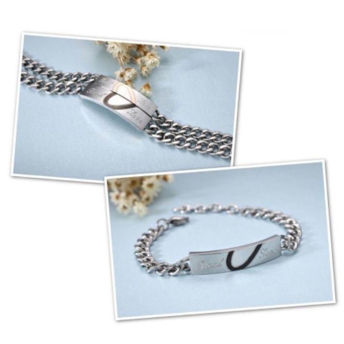 ペアアクセ ペアブレスレット ペア プレート ブレスレット シルバー