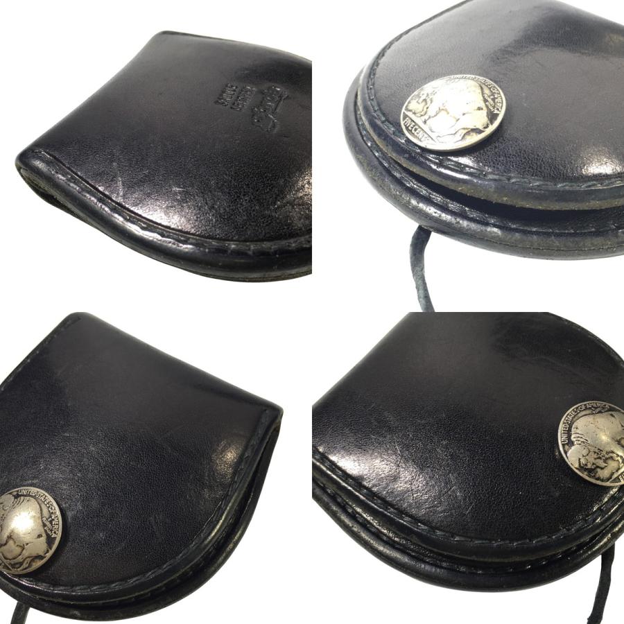 goro's（ゴローズ） 丸型小銭入れ コインケース ブラック 黒