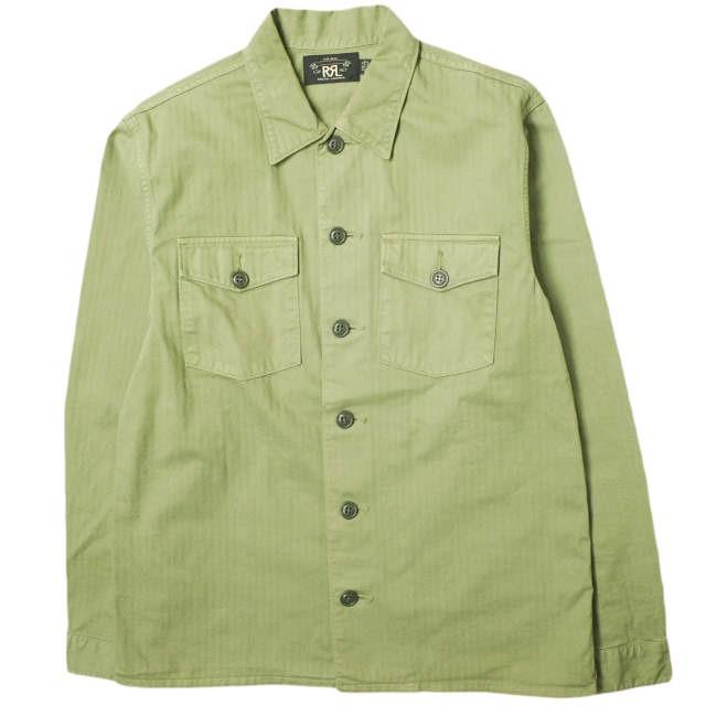 RRL ダブルアールエル BARROW MILITARY HBT SHIRT ヘリンボーン