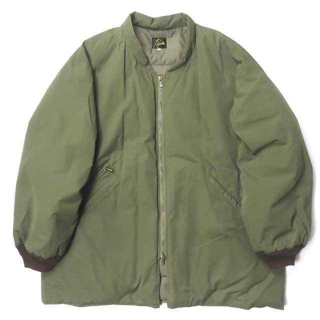 Needles ニードルス 日本製 Stand Collar Down Coat - Wax Coating