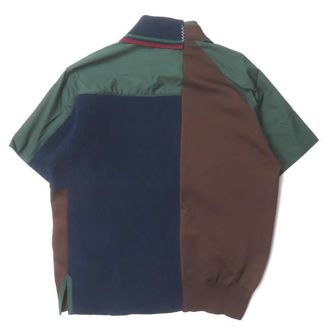 新品 kolor カラー 21SS 強撚天竺 S/S KNIT ドッキングニット