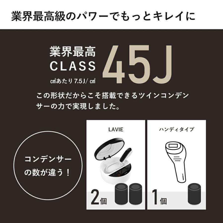 LAVIE（ラヴィ） LAVIE公式 LVA600 基本セット 美顔器 脱毛器 女性 vio