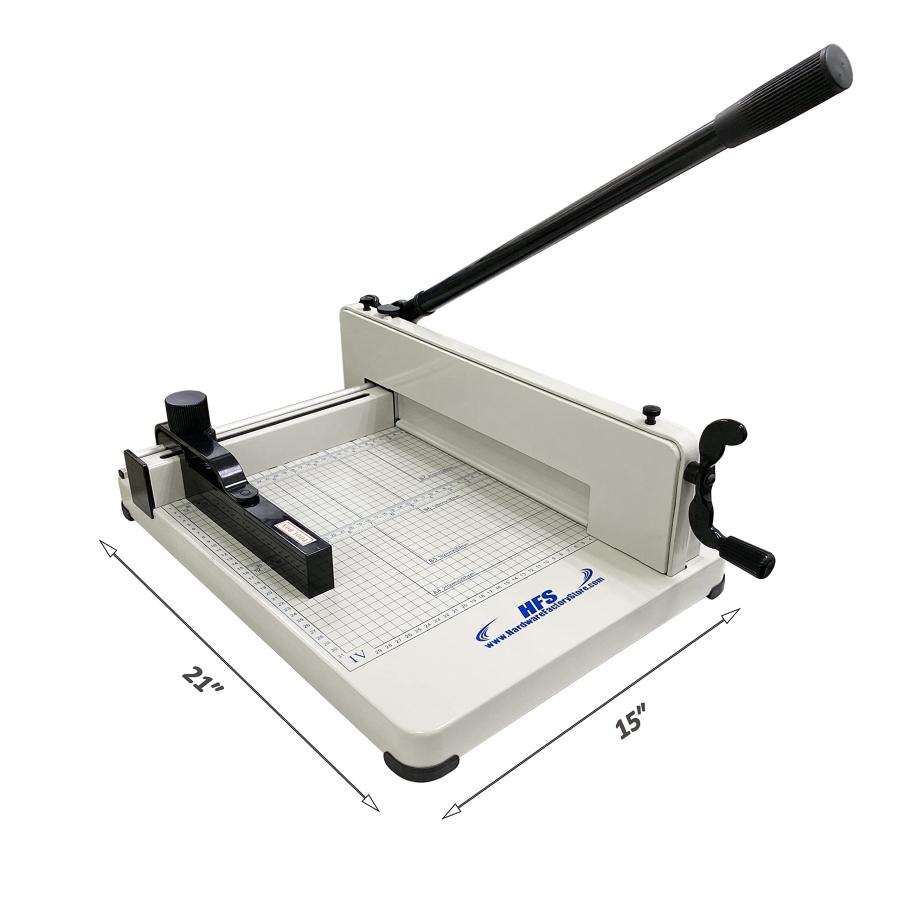 HFS(R) ペーパーカッター (A4 ホワイト) 大型裁断機 400枚まで 事務