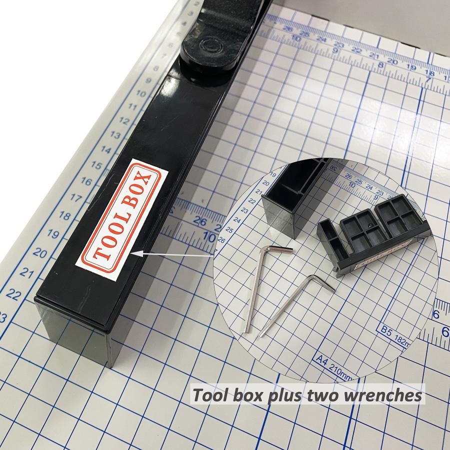 HFS(R) ペーパーカッター (A4 ホワイト) 大型裁断機 400枚まで 事務