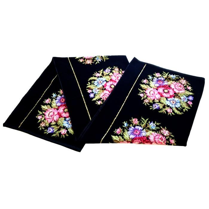 feiler（フェイラー） バスタオル ヴィエンナ ビエンナ ブラック 150cm