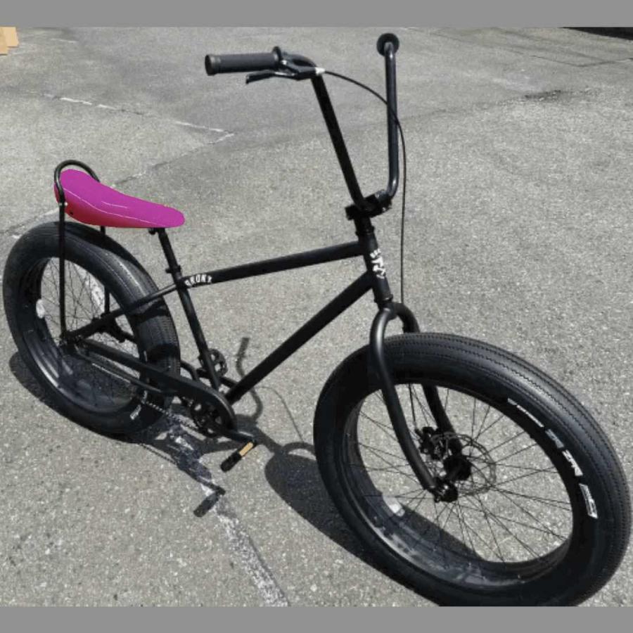 自転車 BRONX 26BRONX-CUSTOM マットブラック×ブラックリム ブロンクス