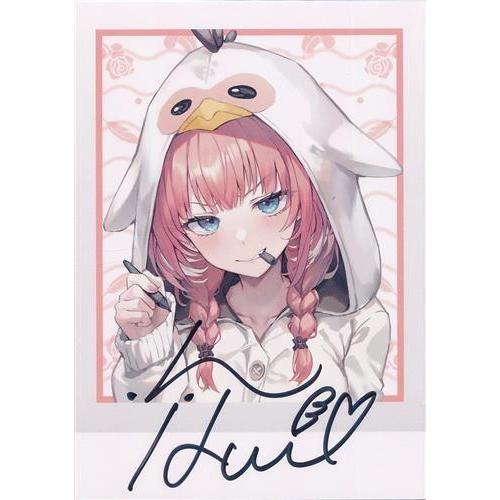ホロライブ 活動2周年記念 直筆サイン入りチェキ風ブロマイドカード 鷹