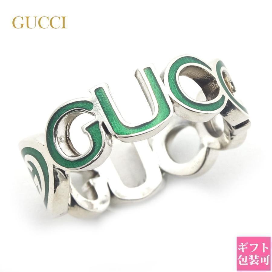 グッチ リング メンズ GUCCI カットアウト インターロッキングG