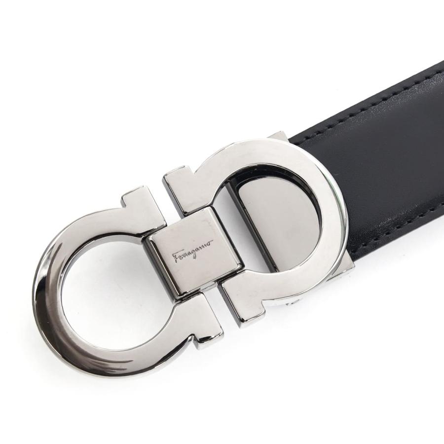 フェラガモ ベルト Ferragamo メンズ リバーシブル ガンチーニ レザー