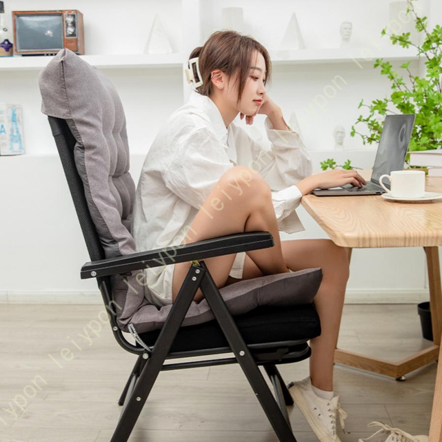 オフィスチェア 折りたたみリクライニングチェア オフィス パソコン
