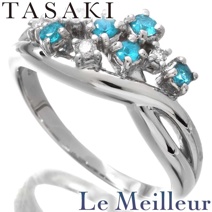 TASAKI（タサキ） リング 指輪 パライバトルマリン ダイヤモンド Pt900