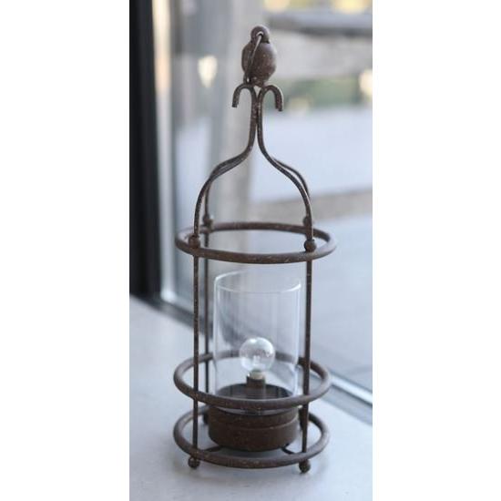 輸入雑貨 シップアンカー ランタン LED 電池式 シャビーシック