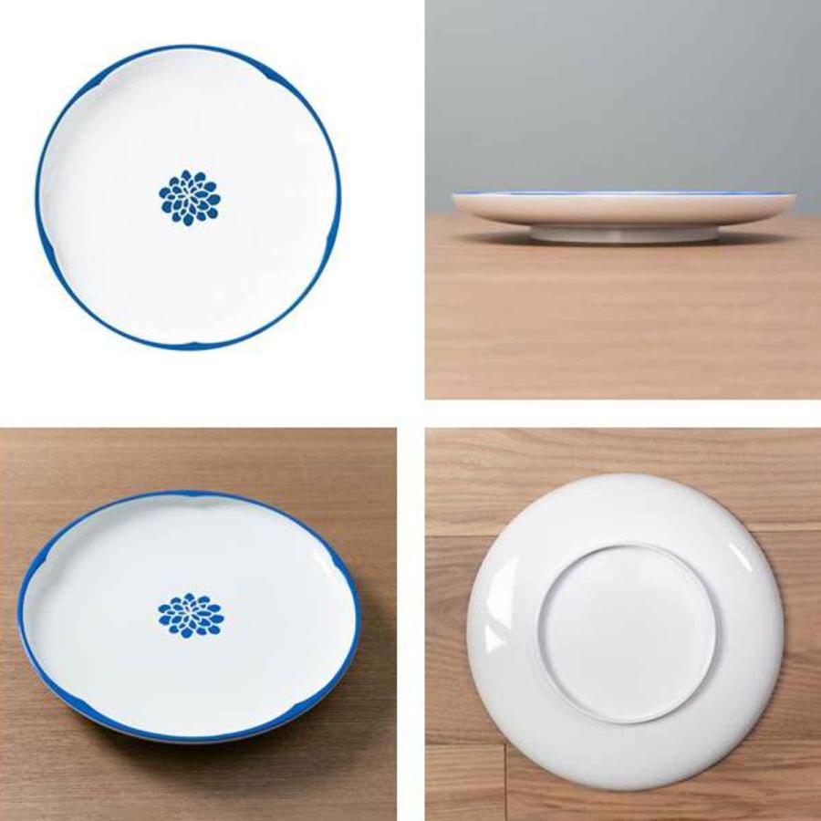 そば皿 22cm いろは 山中塗 プラスチック 同柄3枚セット （ 皿 中皿