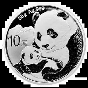 2016-2025 中国 30g (Ag.999) パンダ銀貨 UNC : WORLDRE SOURCE - 通販