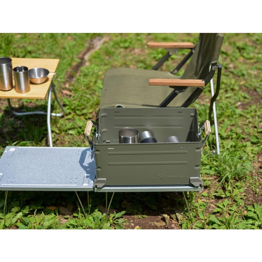 snow peak（スノーピーク） 爆買 シェルフ コンテナ 50 オリーブドラブ