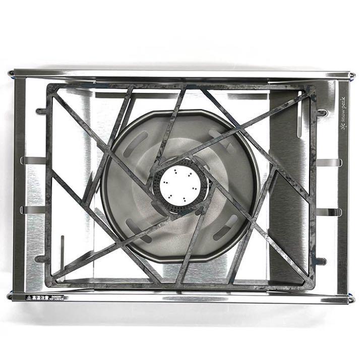 37CAMP（37キャンプ） フラット五徳 鉄(黒皮) フラットバーナー