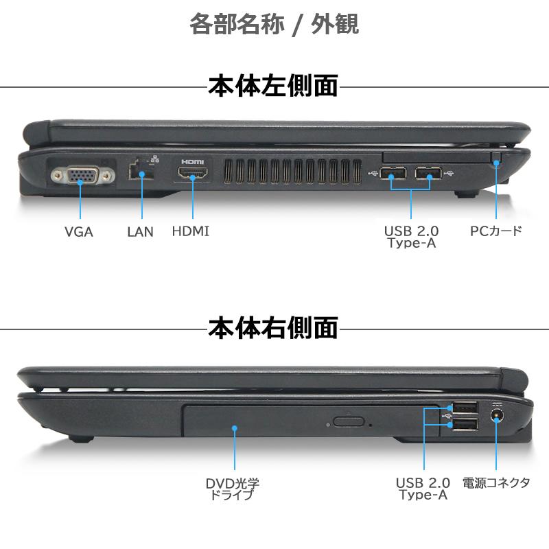 VersaPro NEC シリーズ 高性能 Core i5 メモリ 8GB 新品SSD 256GB 15.6