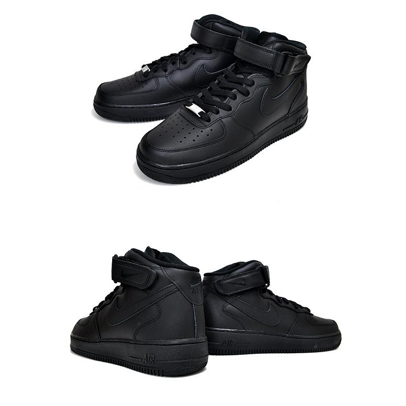 エア フォース 1 NIKE AIR FORCE MID 07 black/black cw2289-001
