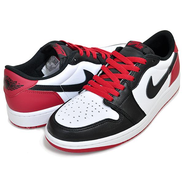 エア ジョーダン 1 NIKE AIR JORDAN RETRO LOW OG BLACK TOE white