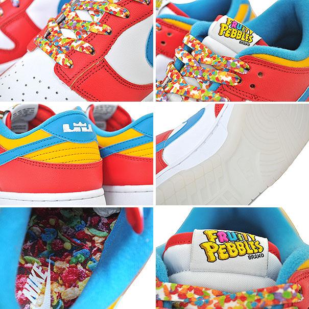 ダンク（NIKE） NIKE DUNK LOW QS LEBRON JAMES Fruity Pebbles