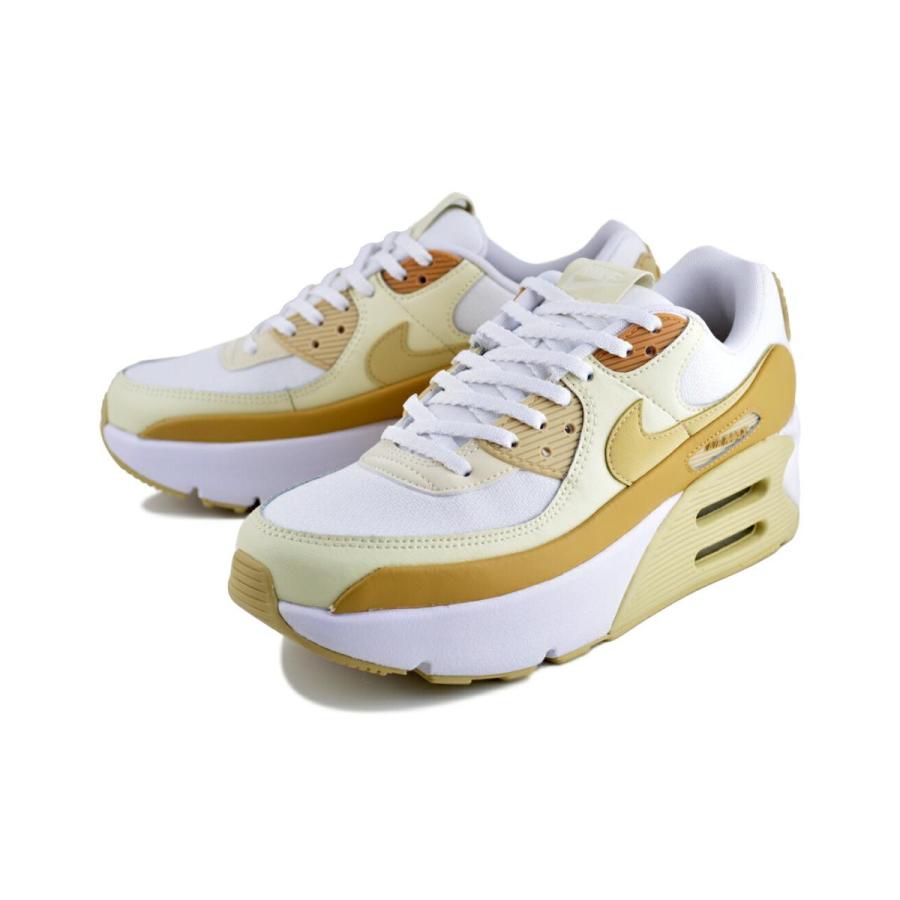 NIKE（ナイキ） NIKE AIR MAX 90 LV8 wht/team gold-club gold fd4328