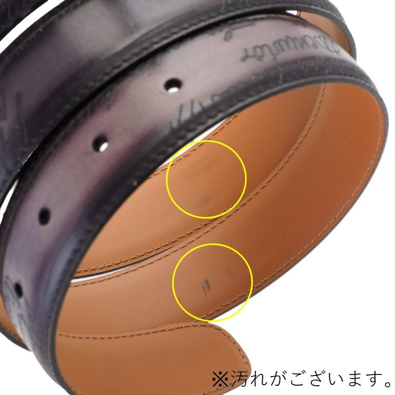 Berluti（ベルルッティ） クラシックレザーベルト スクリットデザイン
