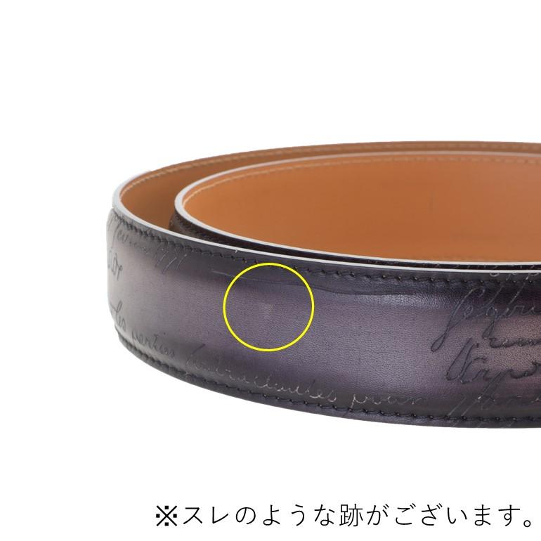 Berluti（ベルルッティ） クラシックレザーベルト スクリットデザイン