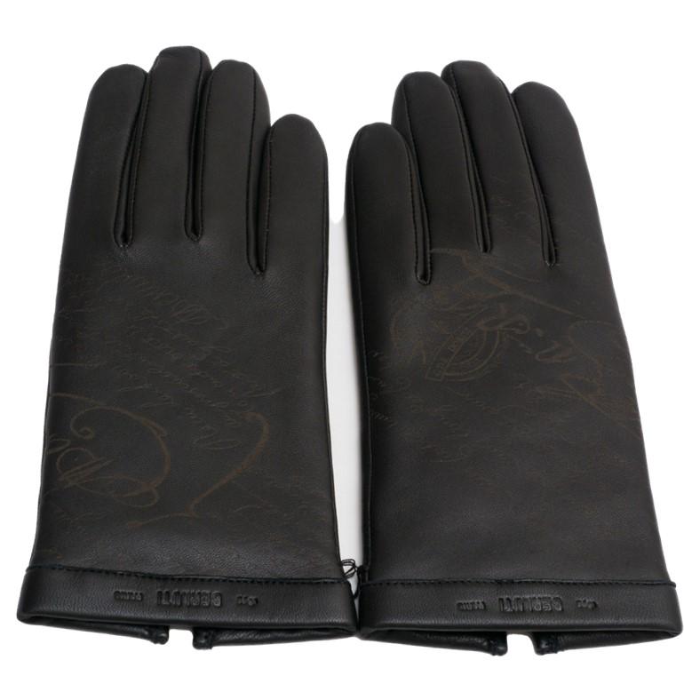 Berluti（ベルルッティ） スクリットレザーグローブ ホールマーク