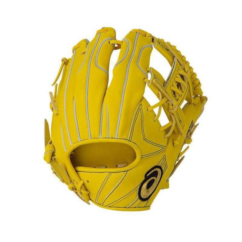ASICS（アシックス） 野球 軟式グラブ グローブ 内野手用 ゴールド