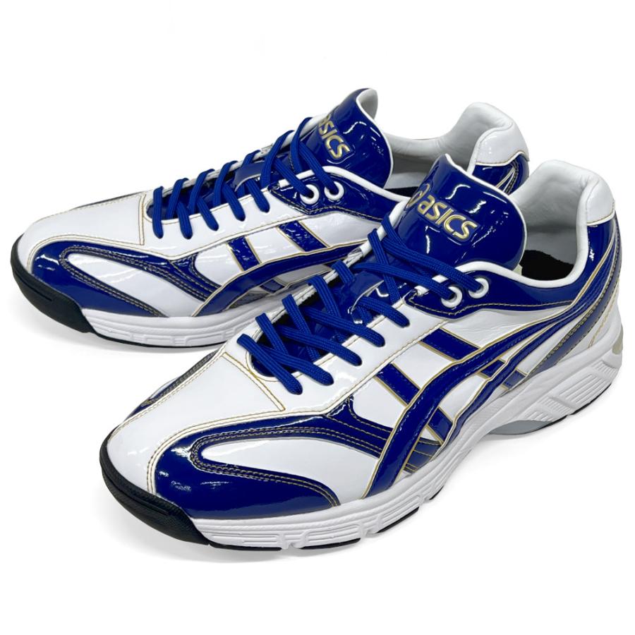 ASICS（アシックス） 【サイズ交換送料無料】ブルー×ホワイト×ゴールド