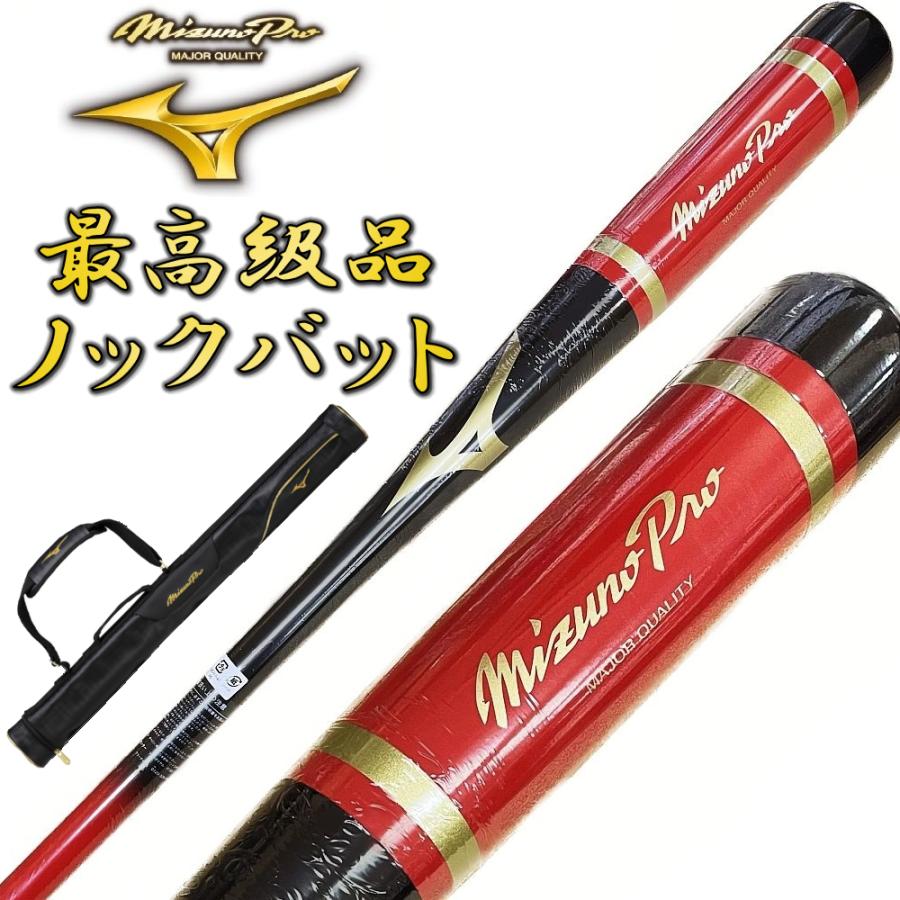 MIZUNO（ミズノ） 【1本入れバットケース付き】ブラック×レッド