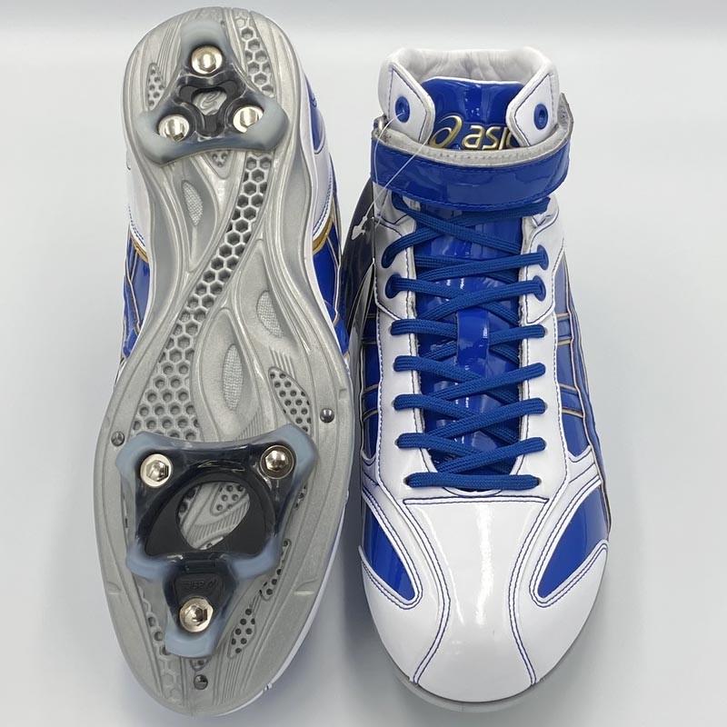 ASICS（アシックス） 【サイズ交換送料無料】ホワイト×ブルー 野球