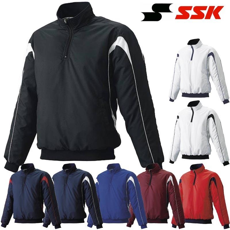 エスエスケイ（SSK） 野球 ハーフジップ 蓄熱プレジャン 中綿 ハーフ