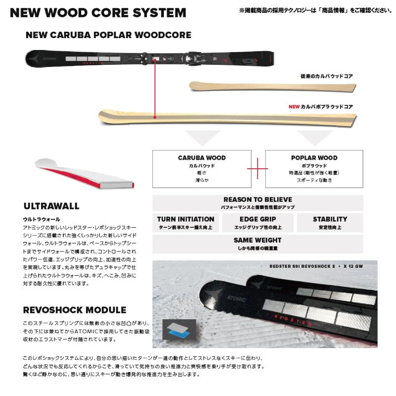 ATOMIC（アトミック） 2023-24 REDSTER X7I REVOSHOCK C + M12GW